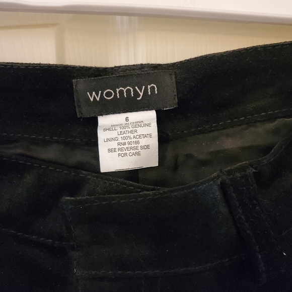 Womyn Leather Pants (with acetate lining) - Picture 3 of 6